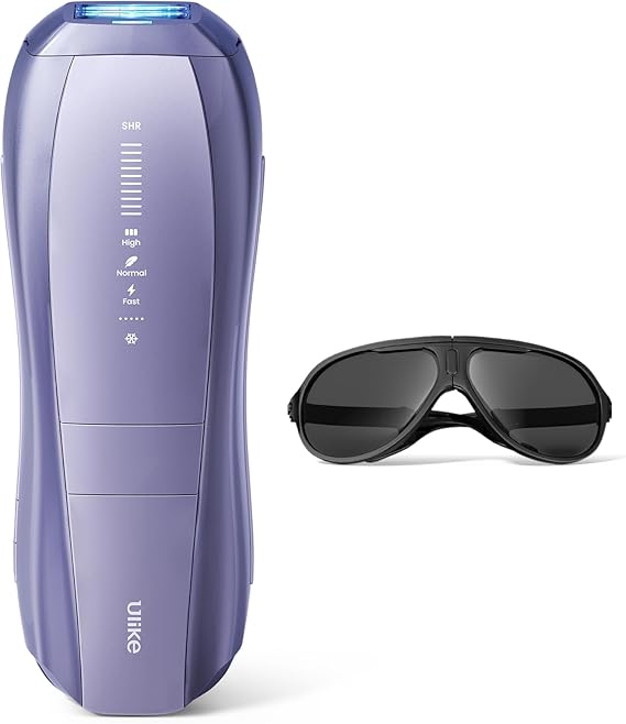 Ulike Air 10 IPL Hair Removal Device Set, Laser Hair Removal for Women and Men, Featured With Dual-Light, SkinSensor, SHR Mode*, 65°F Ice-cooling For Nearly Painless Hair Removal, Gift for Smooth Skin